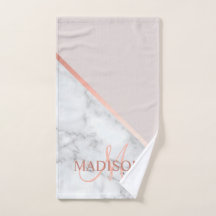 Modern Rosa Monogrammed initial Elegant