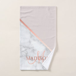Modern Rosa Monogrammed initial Elegant