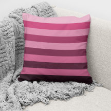 Modern Rosa Monokrom Färgblock Ränder