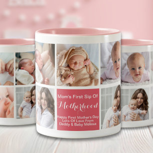 Modern Rosa  Mugg i första Mors dag