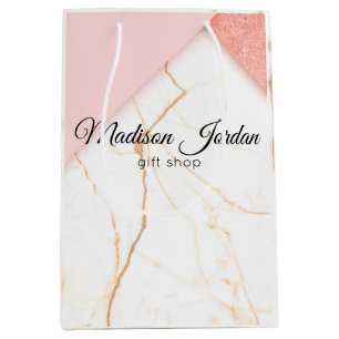 Modern Rosa och Guld Marble Anpassningsbar