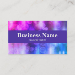 Modern Rosa- och Lila Circles Abstrakt design Visitkort