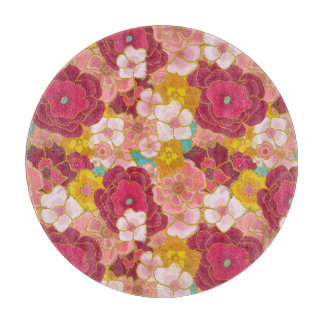 Modern rosa och magenta blomsterform för henne