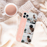 Modern rosa par namn 3-fotosamlingsnät<br><div class="desc">Modern pastel  rosa  hjärta par namn 4 fotosamlingsladd,  perfekt gåva till ett par eller bästa vänner.</div>