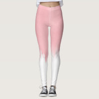 Modern Rosa-penseldrag, vit design