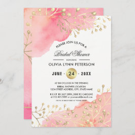 Modern Rosa | Persikofärgad Möhippa Inbjudningar