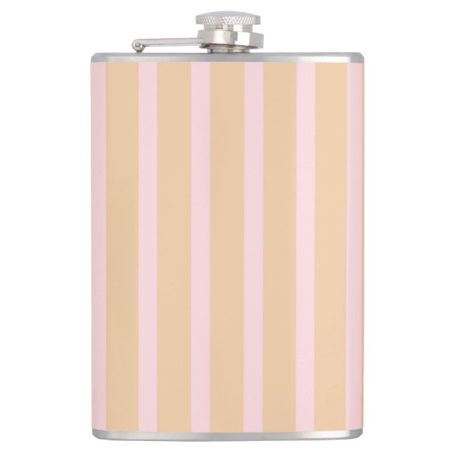 Modern rosa persisk karamellrandig fickplunta (Framsidan)