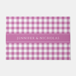 Modern Rosa Play Gingham Namn