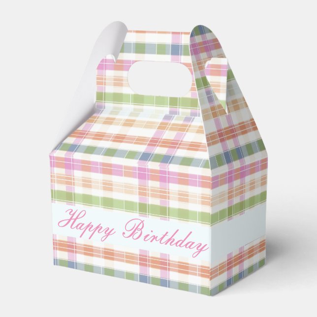 Modern Rosa Play Patterned Presentaskar (Baksidan Sidan)