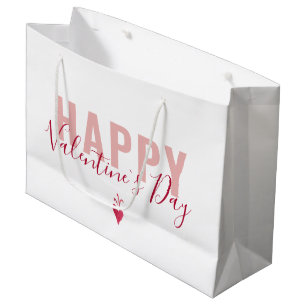 Modern Rosa Red Lycklig Valentine's Day-skript