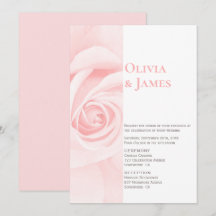 Modern  Rosa ros Bröllop