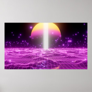Modern rosa sci fi pop sci sci3 poster
