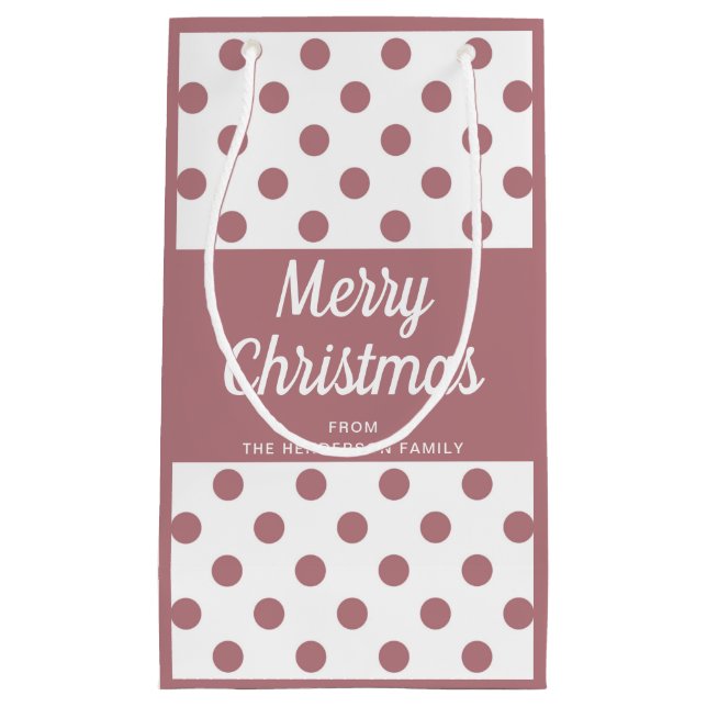 Modern Rosa Skriftlig God Jul (Framsidan)