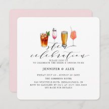 Modern  Rosa Sten Firande Drinks