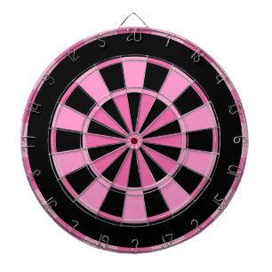 Modern Rosa Svart Darttavla