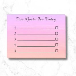 Modern Rosa Trendig Post-it Block