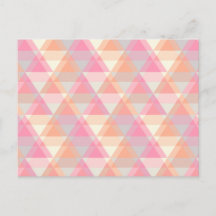 Modern Rosa Triangle Mönster