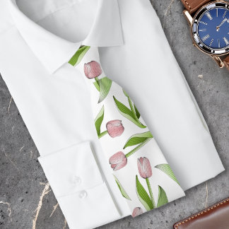 Modern Rosa Tulpanblomma Slips