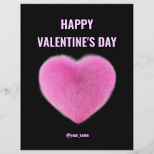 Modern Rosa Valentines Card Business