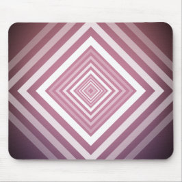 Modern Rosa & vit graderingsruta Musmatta