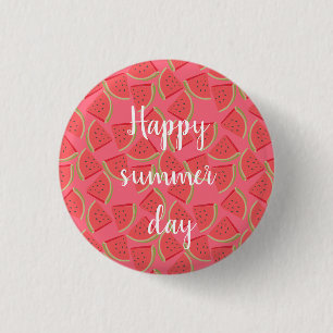 Modern Rosa Watermelon, sommaren Knapp