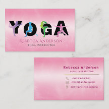 Modern Rosa Yoga Instructor Stil