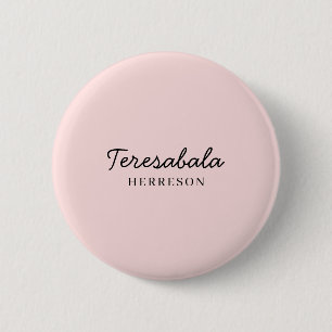 Modern rosabrudstema skriptdesign knapp