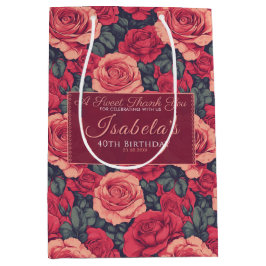 Modern Rose Themed Her Birthday