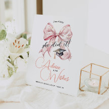 Modern Rosegold Bow Studenten Advice & Önskemål