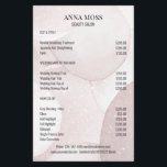 Modern Rosegold Glitter Flyer<br><div class="desc">Modern,  Rosegold Glitter Flyer. på båda sidor. Designad för konstruktörer,  stilister,  salonger,  hår och konst,  nagel och lashartister,  centrum i hälsa med mera.</div>