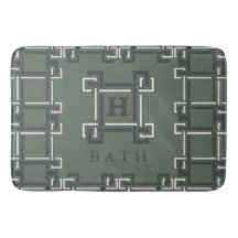 Modern Rosemary Salvia Grekisk Nyckel Monogram Bad
