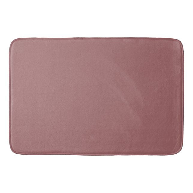 Modern Rosen trä rosa enfärgad Badrumsmatta (Framsidan)