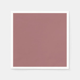 Modern Rosen trä rosa enfärgad Pappersservett