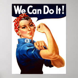 Modern Rosie, Riveter Poster