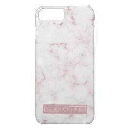 Modern Rosy Guld Marble Phone Case