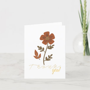 Modern Rust Flower-Tack Tack Kort