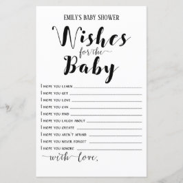 Modern Rustic Baby Shower Game PRINTED