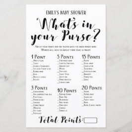 Modern Rustic Baby Shower Game PRINTED