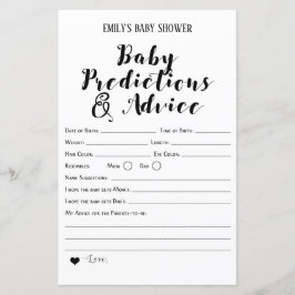 Modern Rustic Baby Shower Game PRINTED