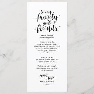 Modern Rustic, Black Ställe-inställning - tackkort Program