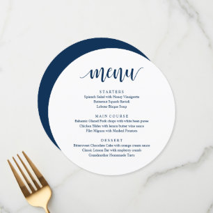 Modern Rustic, Bröllop Elopement Reception Middag Meny