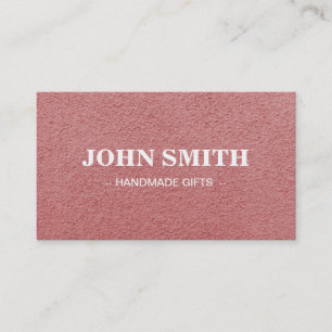 Modern Rustic brunc Kraft Sand Papper Visitkort