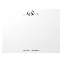 Modern Rustic Chic Elegant  Script Black Grått Hej