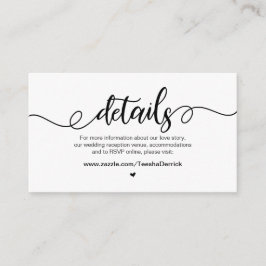 Modern Rustic Farm, Black Font, Information om Brö Tilläggskort