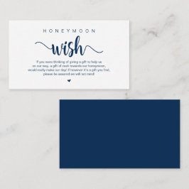 Modern Rustic Farm themed, Honeymoon Wish Enclosu Tilläggskort