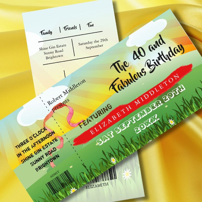 Modern Rustic-festival 40:e födelsedagen (Skapare uppladdad)