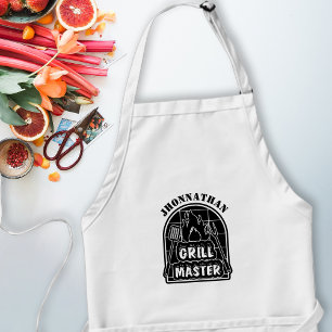 Modern Rustic Grillmaster Chef Fars dag Gift Förkläde