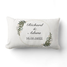 Modern Rustic Monogram Custom Family Name Sage