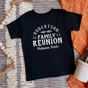 Modern Rustic Personlig Family Reunion Tee