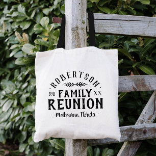 Modern Rustic Personlig Family Reunion Tote Bag Tygkasse